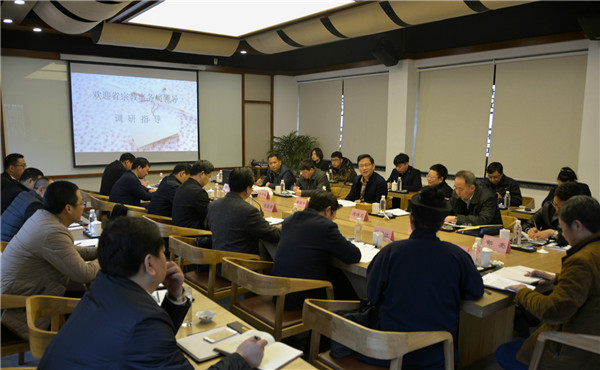 江苏省宗教事务局局长李国华赴常州金坛区调研道教工作